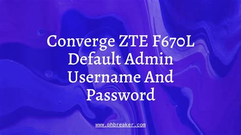 converge admin password|converge zte admin password.